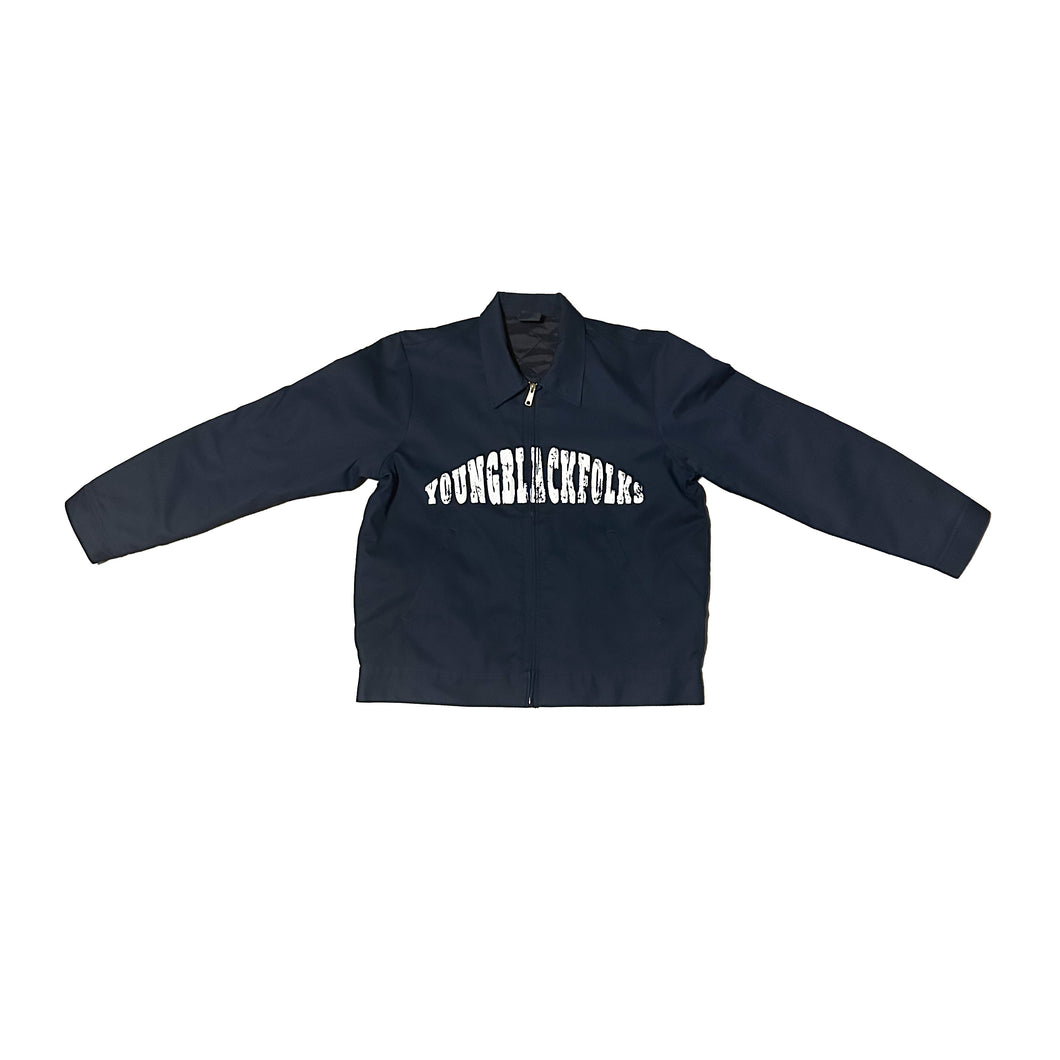 YOUNGBLACKFOLKS Work Jacket Navy