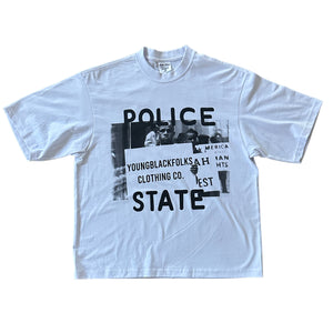 POLICE STATE CROPPED TEE