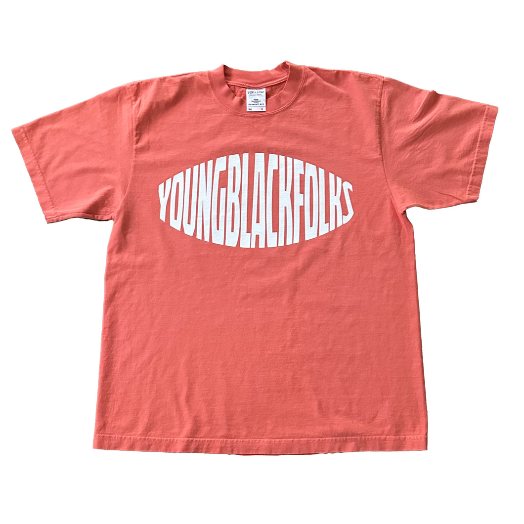 YOUNGBLACKFOLKS TEE Peach