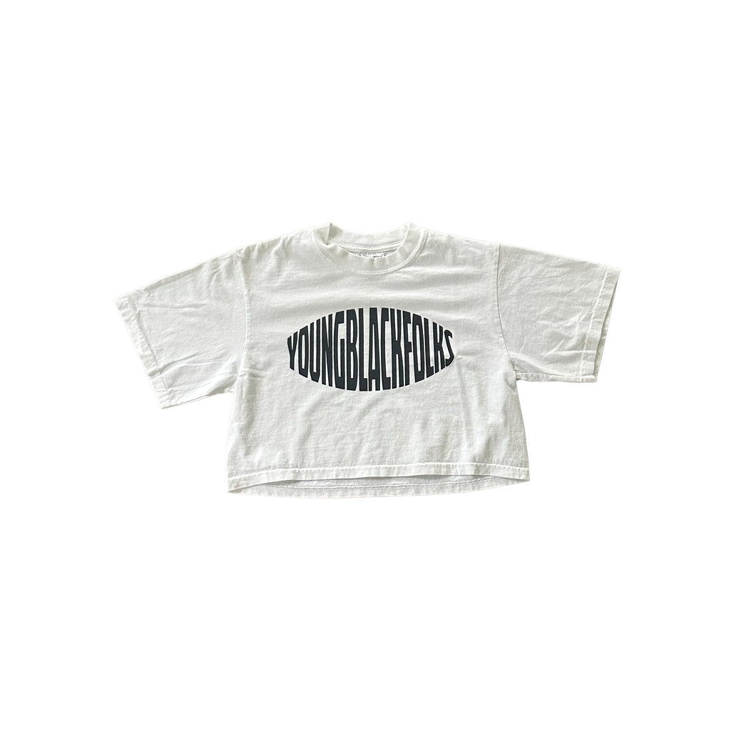 YOUNGBLACKFOLKS CROP TEE
