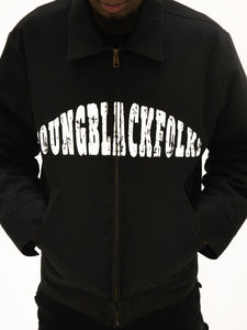 YOUNGBLACKFOLKS Work Jacket Black